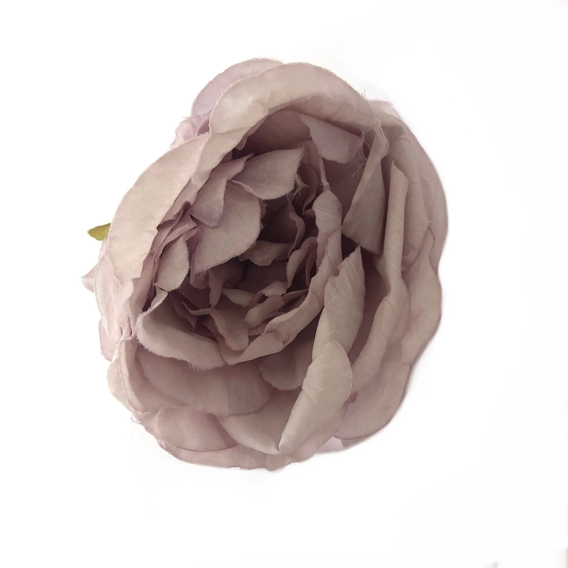 Artificial Silk Flower Head - Vintage Mauve Rose Style 47 - 1pc