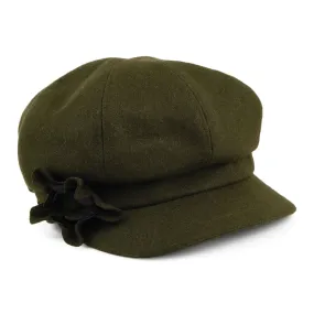 Betmar Hats Lydia Spitfire Cap - Olive