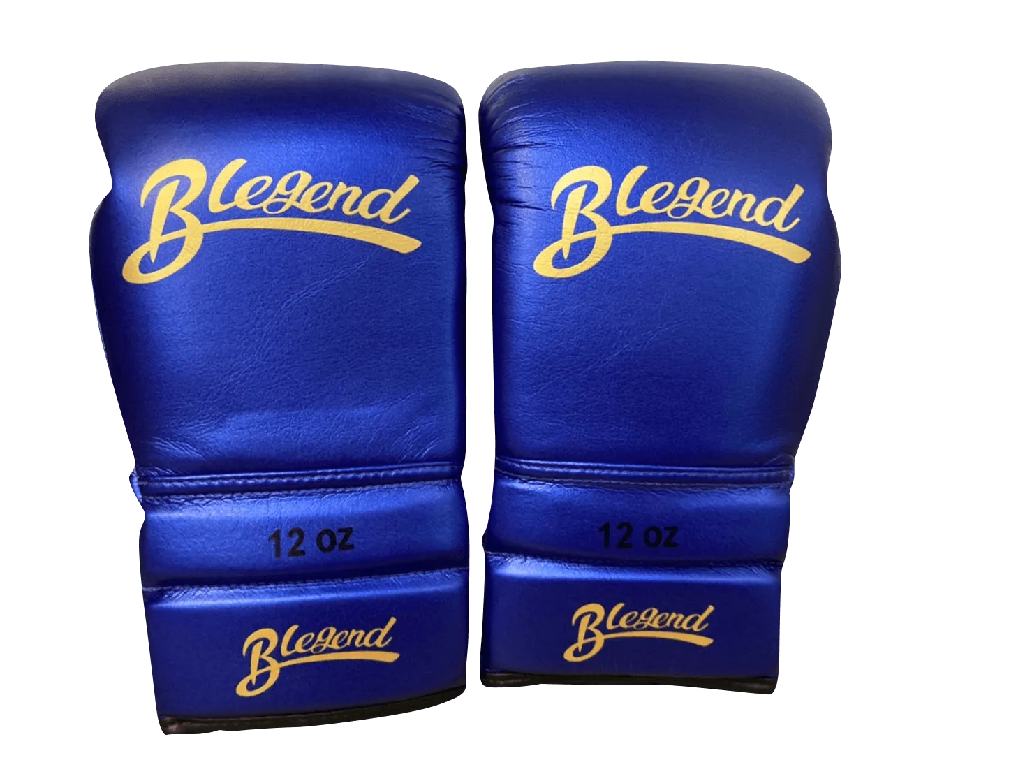 Blegend Boxing Gloves BGLLP Lace Up Shiny Blue