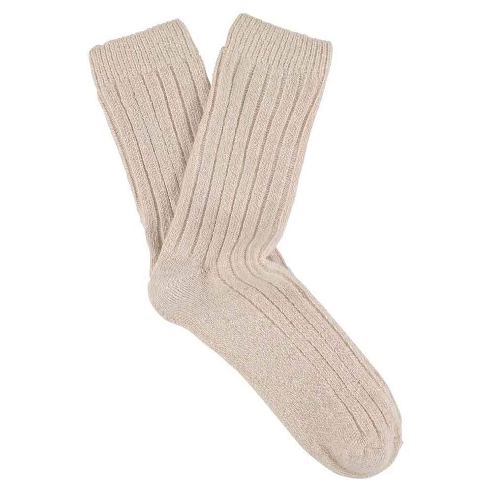 Cashmere Crew Socks Women - Pink