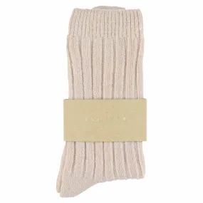 Cashmere Crew Socks Women - Pink