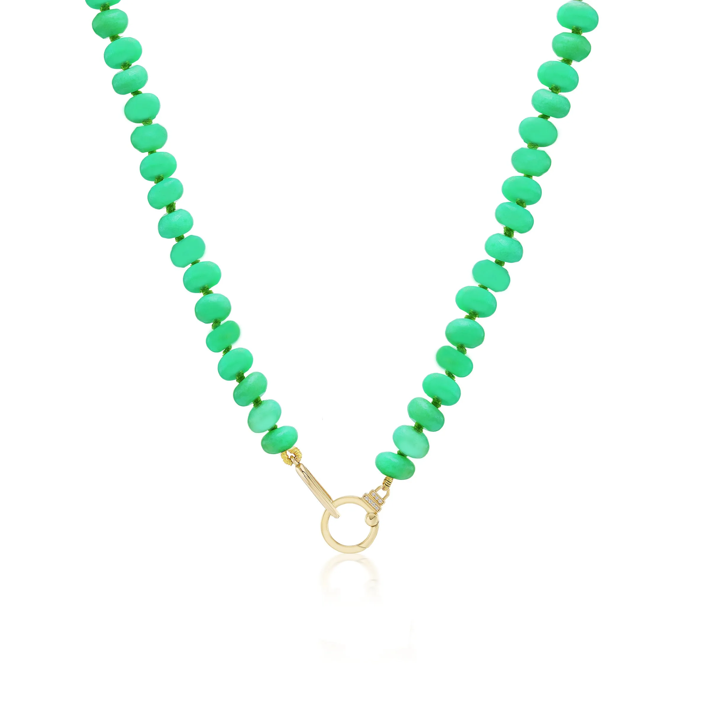 Chrysoprase Beaded Necklace