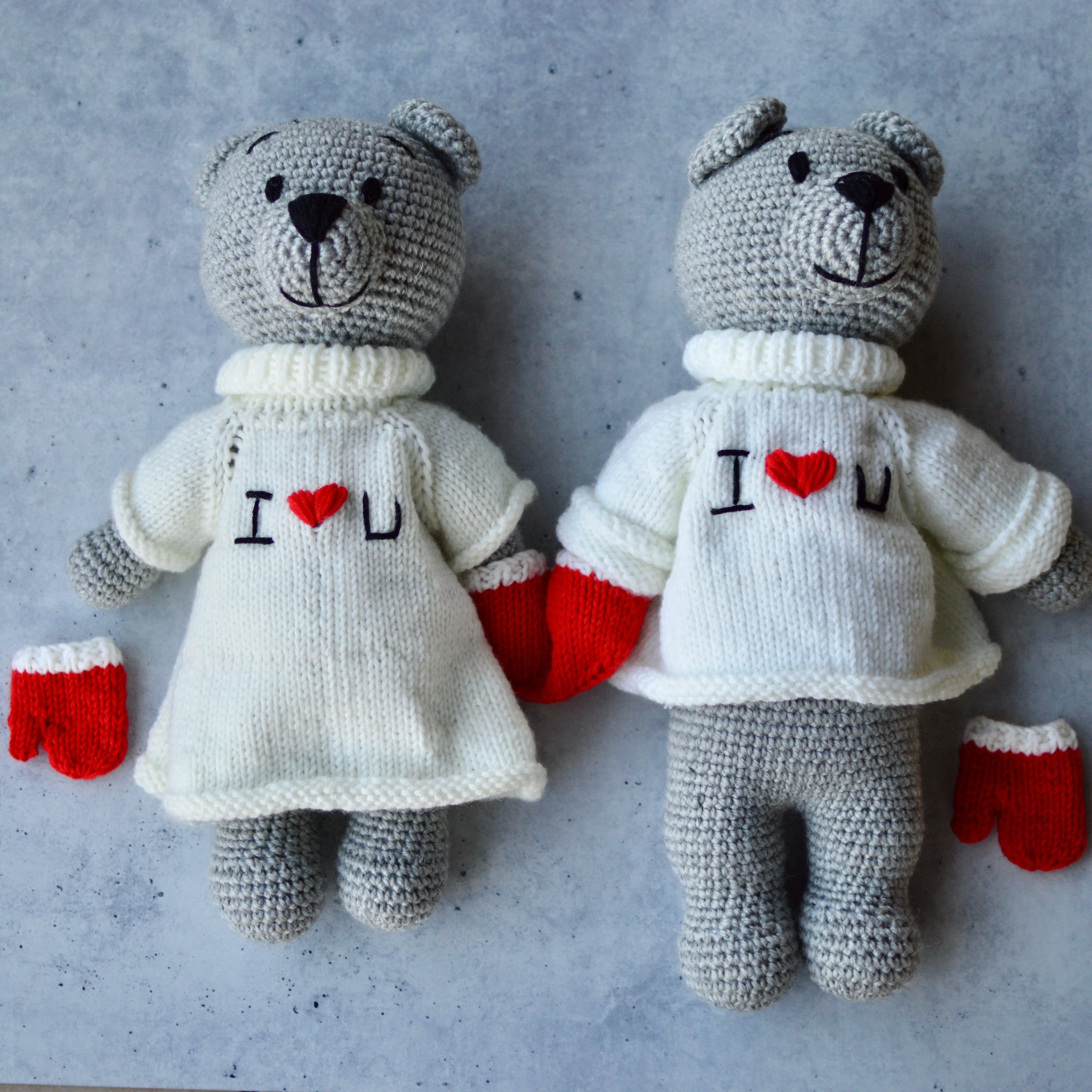 Crochet Doll-I love you Couple