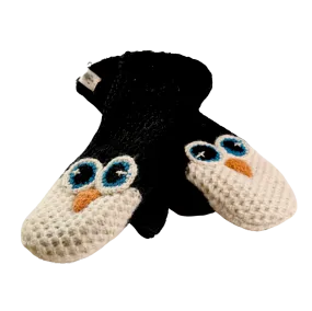 Crochet Penguin Mittens