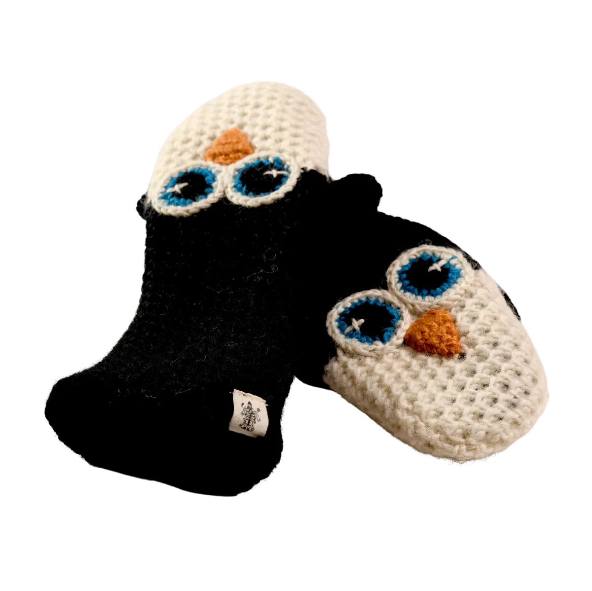 Crochet Penguin Mittens