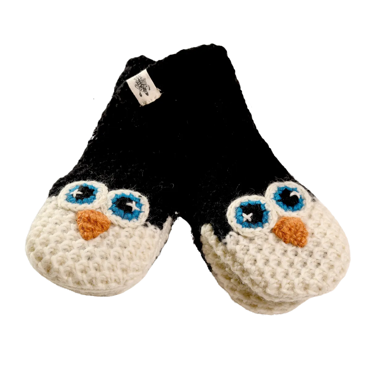 Crochet Penguin Mittens