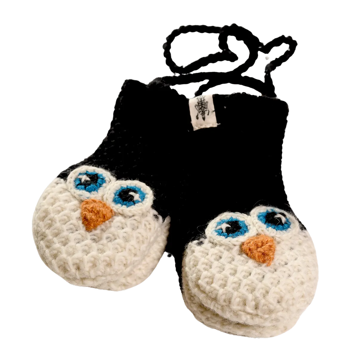 Crochet Penguin Mittens