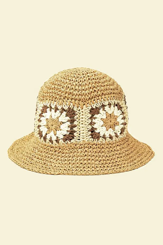 Daisy Crochet Bucket Hat