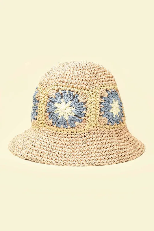 Daisy Crochet Bucket Hat