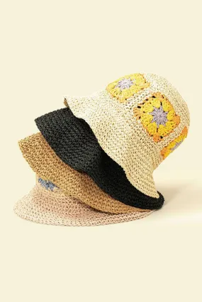 Daisy Crochet Bucket Hat