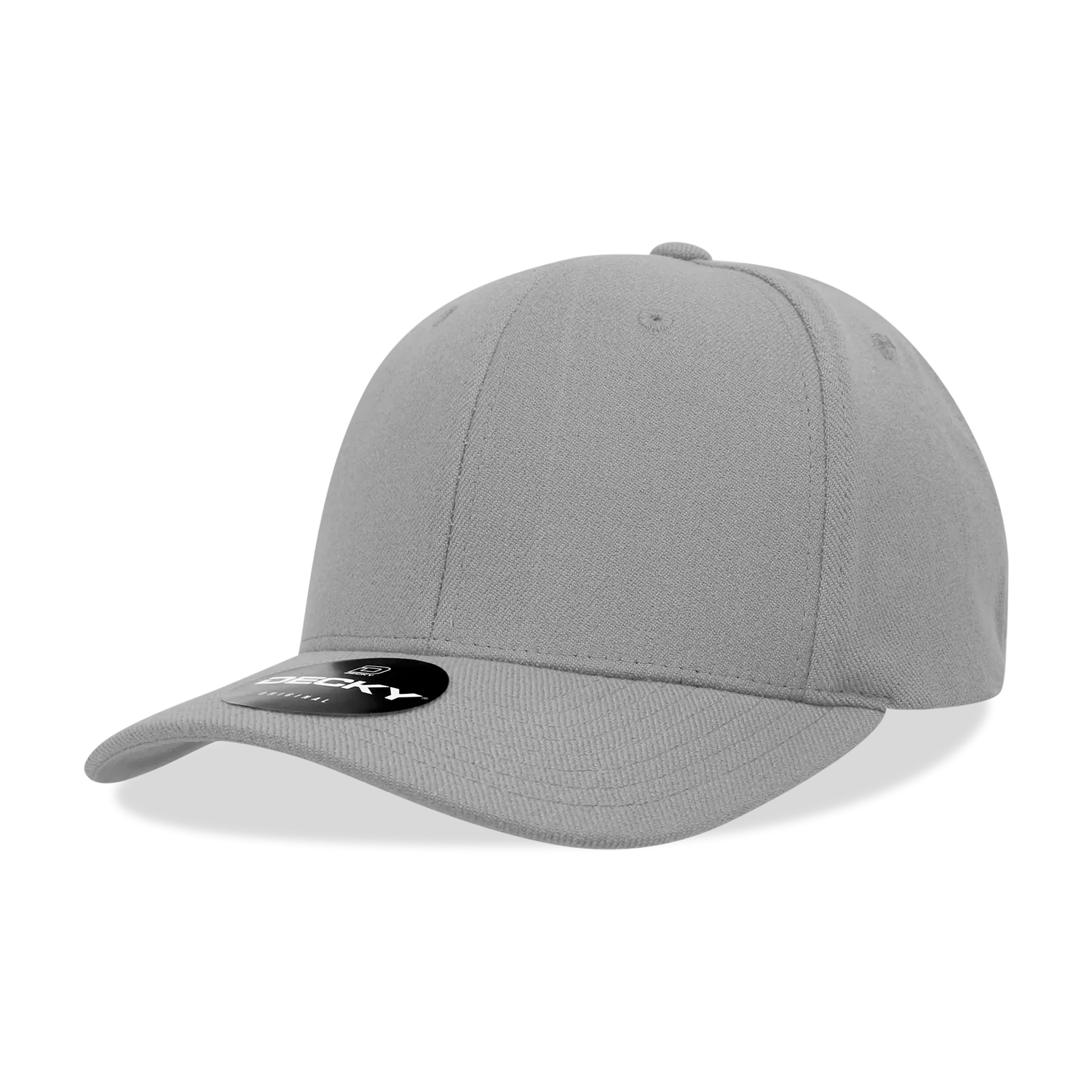 Decky 1016W Curve Bill Flex Hat, 6 Panel Structured Flex Cap - CASE Pricing