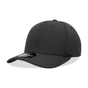 Decky 1016W Curve Bill Flex Hat, 6 Panel Structured Flex Cap - CASE Pricing