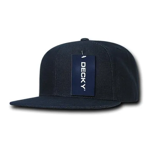 Decky 1090 Denim Snapback Hat, 6 Panel Denim Snapback Cap - CASE Pricing