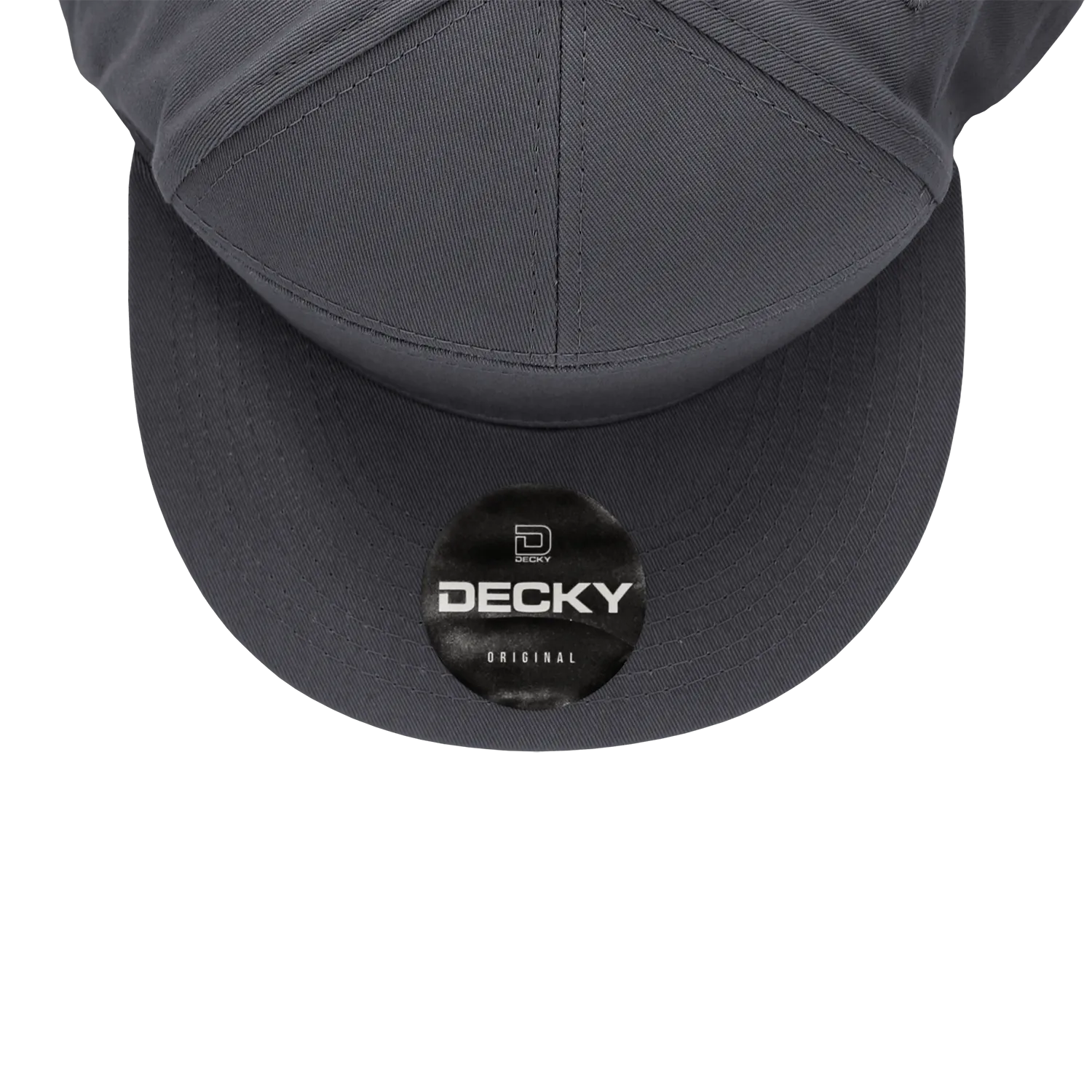 Decky 1098 7 Panel Flat Bill Hat, Snapback, 7 Panel High Profile Structured Cap - PALLET Pricing