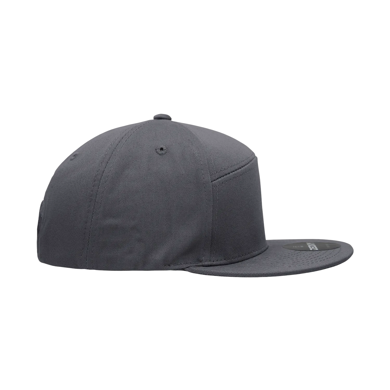 Decky 1098 7 Panel Flat Bill Hat, Snapback, 7 Panel High Profile Structured Cap - PALLET Pricing