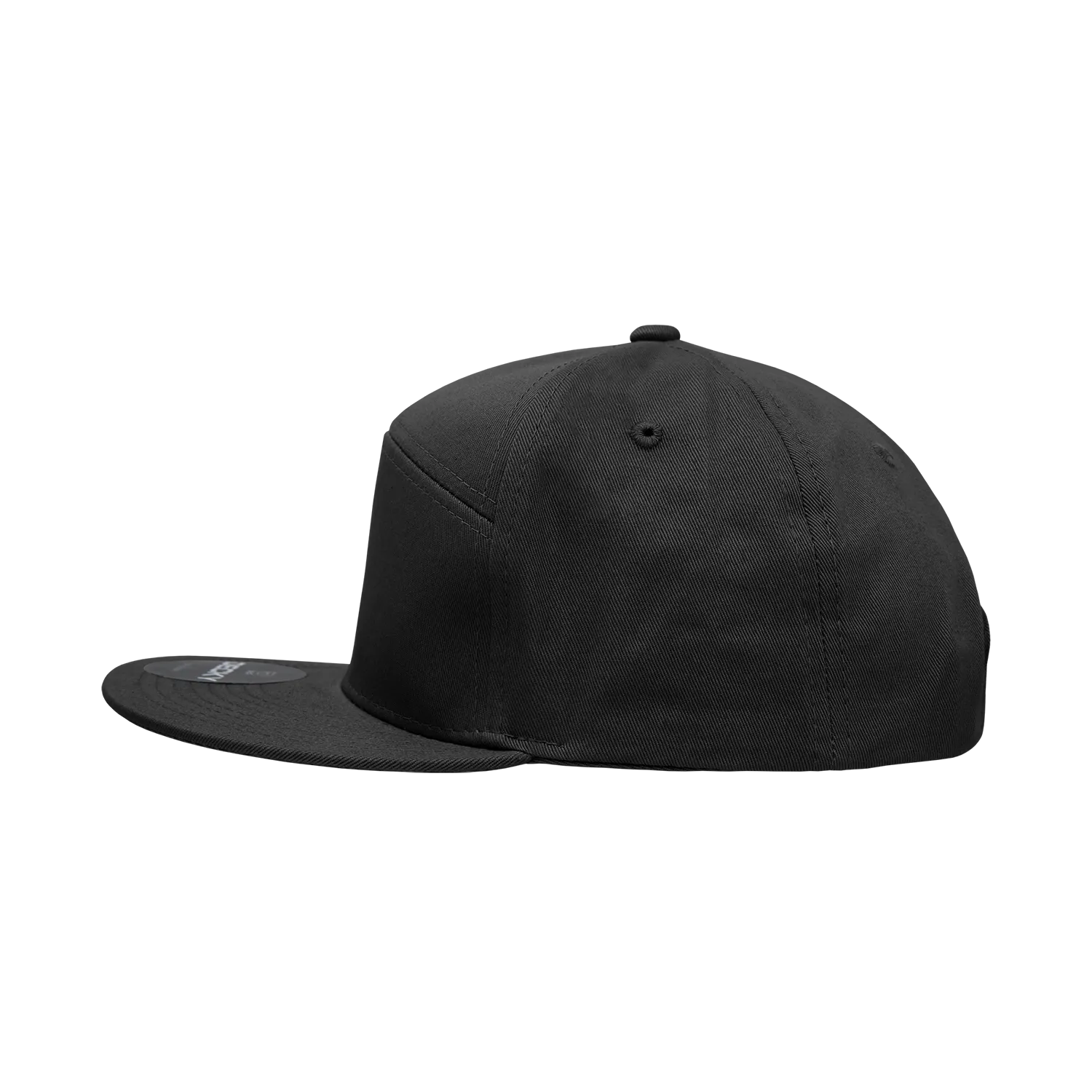 Decky 1098 7 Panel Flat Bill Hat, Snapback, 7 Panel High Profile Structured Cap - PALLET Pricing