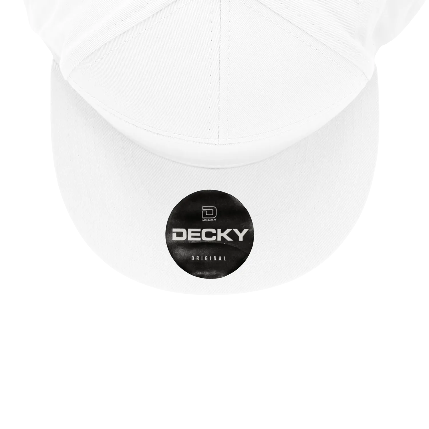 Decky 1098 7 Panel Flat Bill Hat, Snapback, 7 Panel High Profile Structured Cap - PALLET Pricing