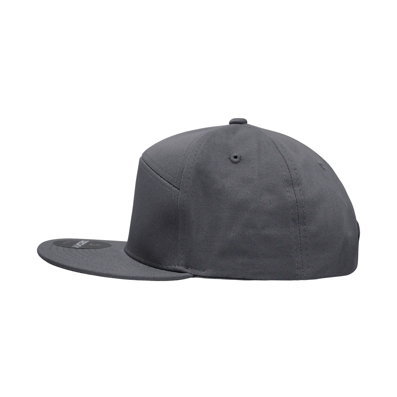 Decky 1098 7 Panel Flat Bill Hat, Snapback, 7 Panel High Profile Structured Cap - PALLET Pricing