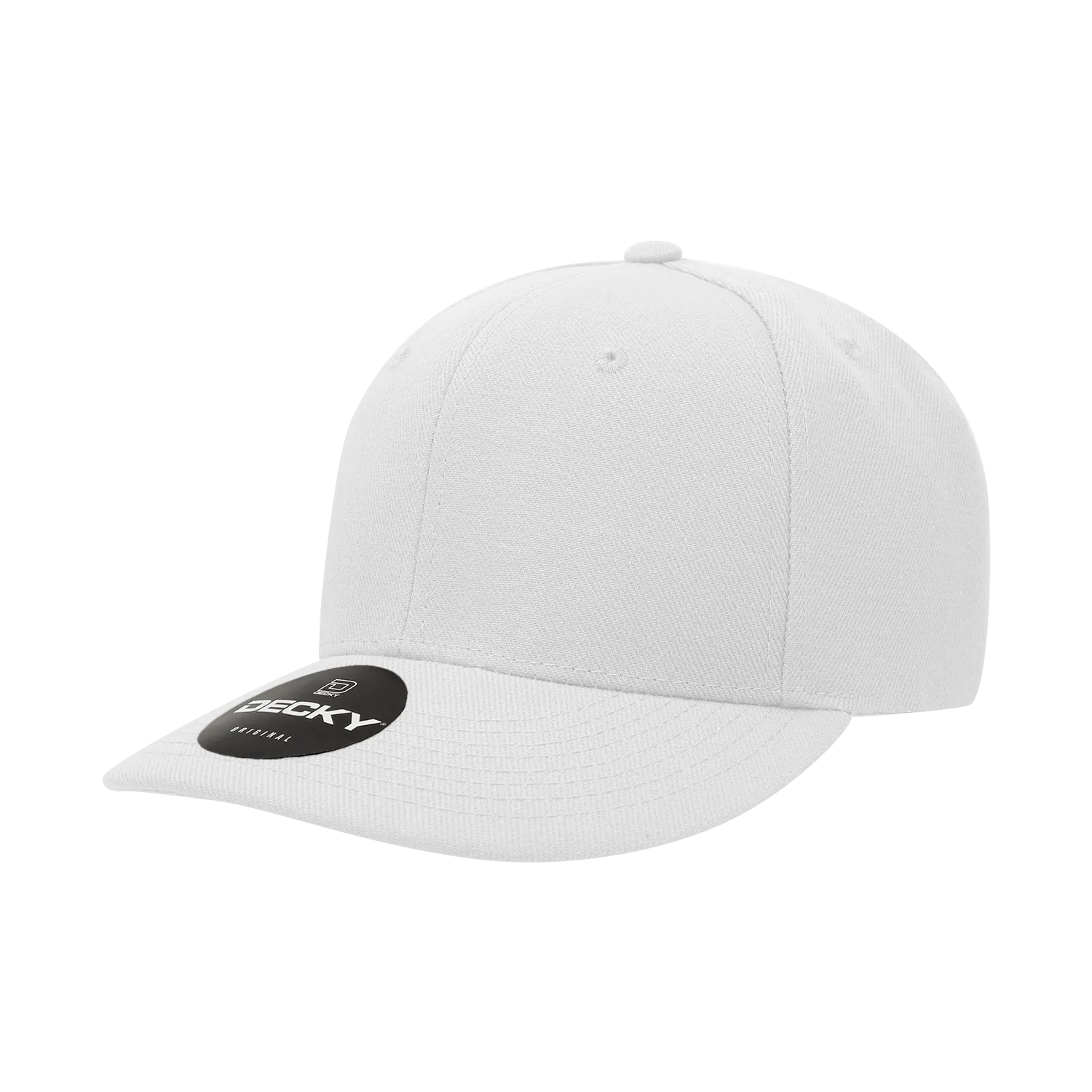 Decky 207 - Deluxe, Mid Pro Baseball Hat, 6 Panel Structured Cap