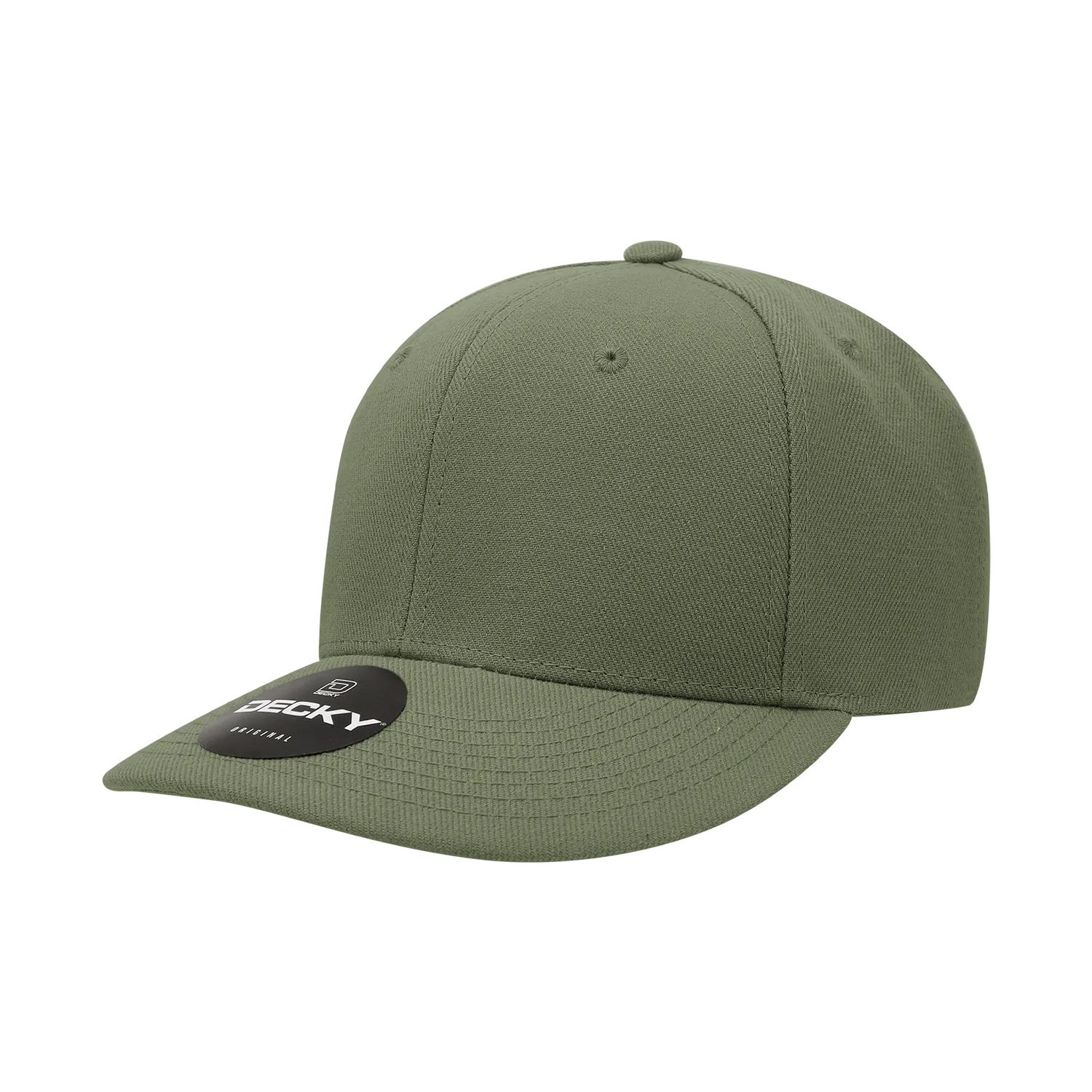 Decky 207 - Deluxe, Mid Pro Baseball Hat, 6 Panel Structured Cap