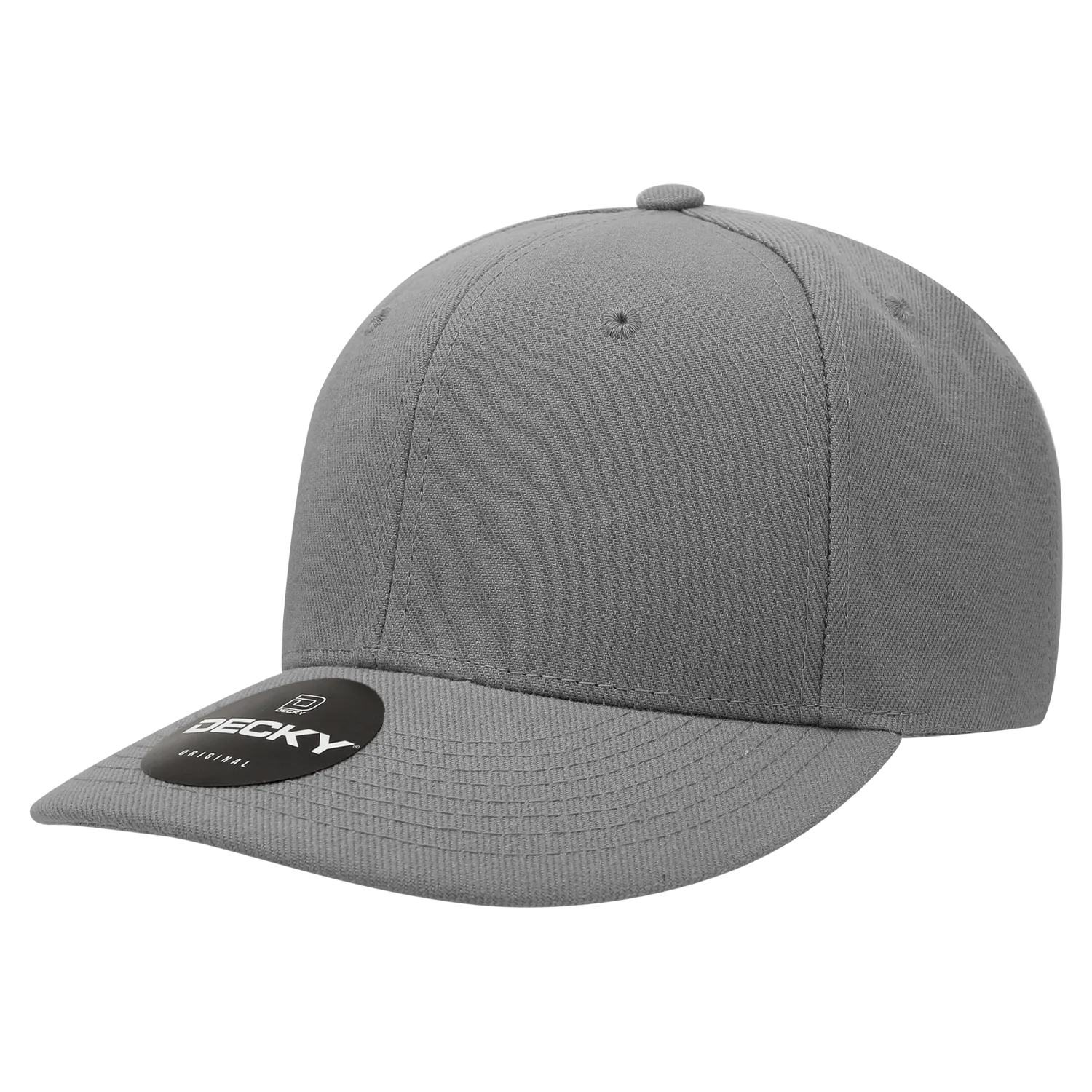 Decky 207 - Deluxe, Mid Pro Baseball Hat, 6 Panel Structured Cap