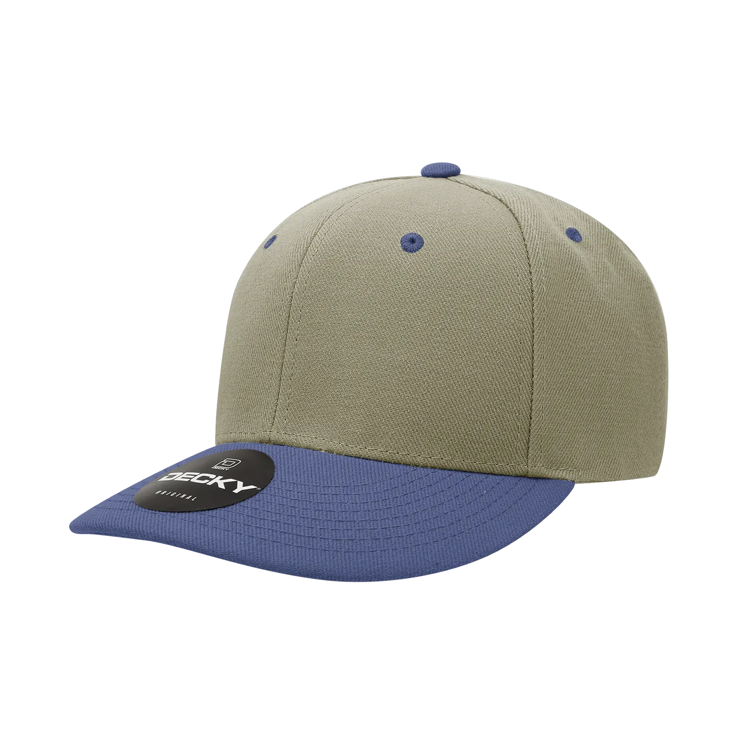 Decky 207 - Deluxe, Mid Pro Baseball Hat, 6 Panel Structured Cap