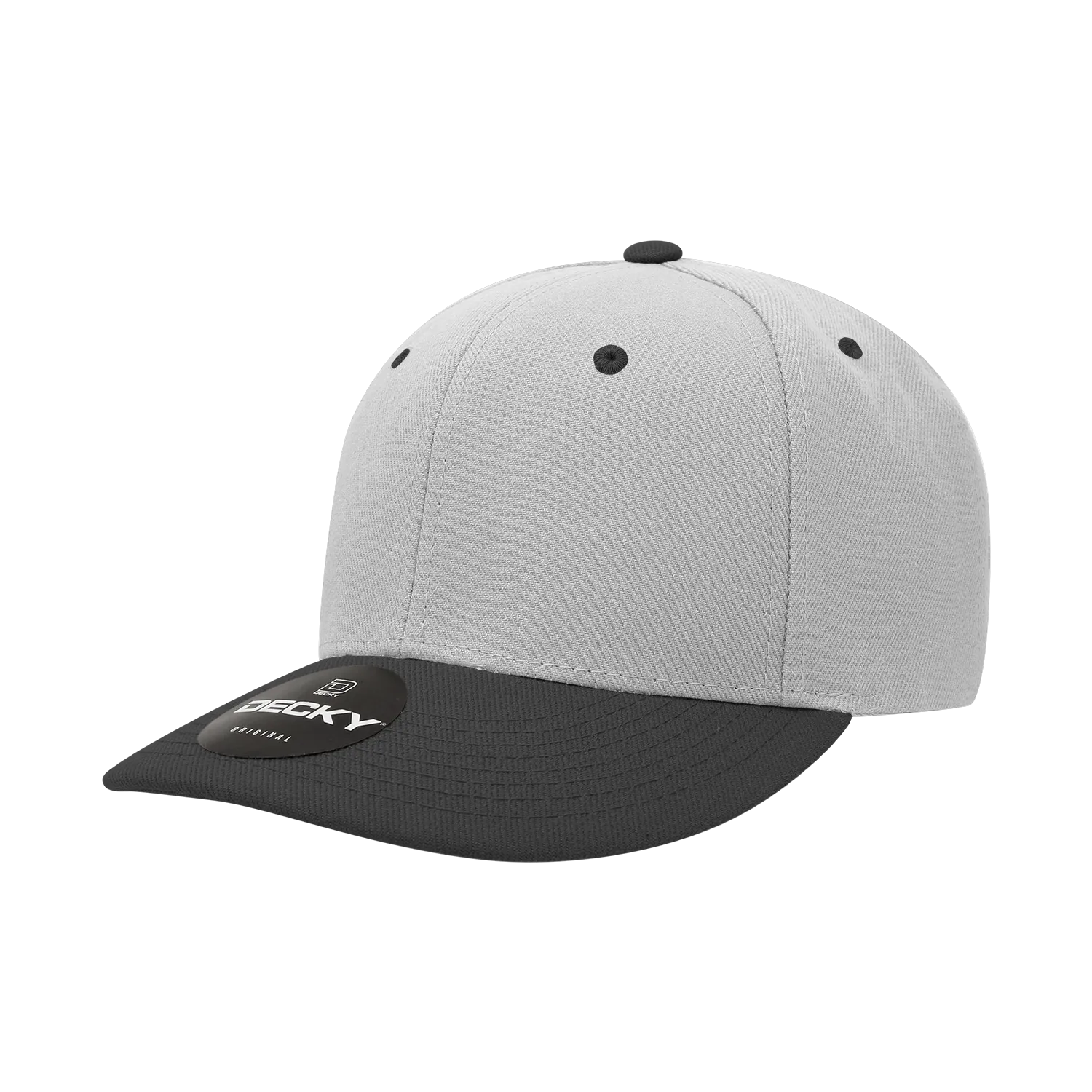 Decky 207 - Deluxe, Mid Pro Baseball Hat, 6 Panel Structured Cap