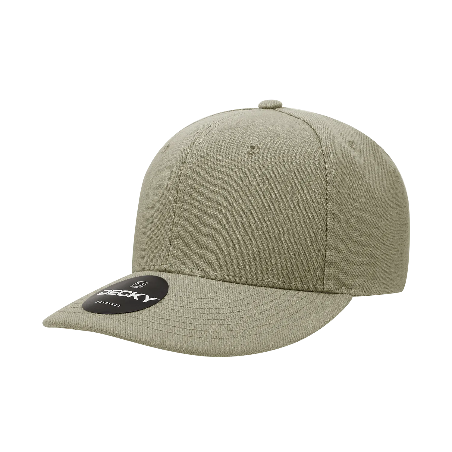 Decky 207 - Deluxe, Mid Pro Baseball Hat, 6 Panel Structured Cap