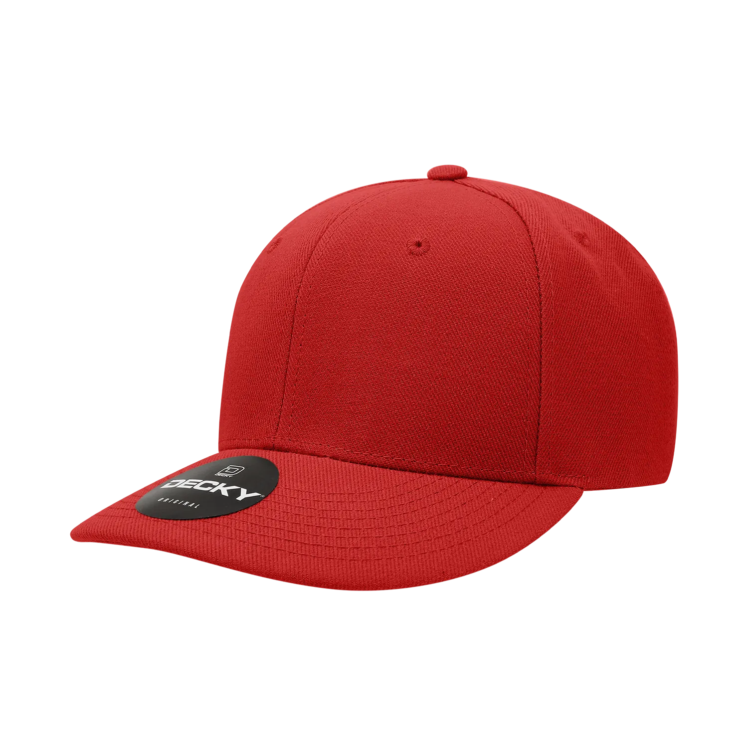 Decky 207 - Deluxe, Mid Pro Baseball Hat, 6 Panel Structured Cap