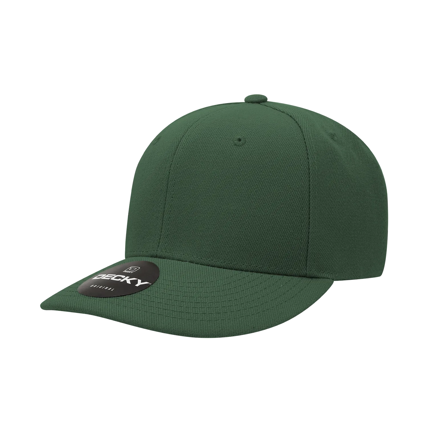 Decky 207 - Deluxe, Mid Pro Baseball Hat, 6 Panel Structured Cap