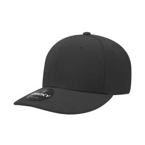 Decky 207 - Deluxe, Mid Pro Baseball Hat, 6 Panel Structured Cap