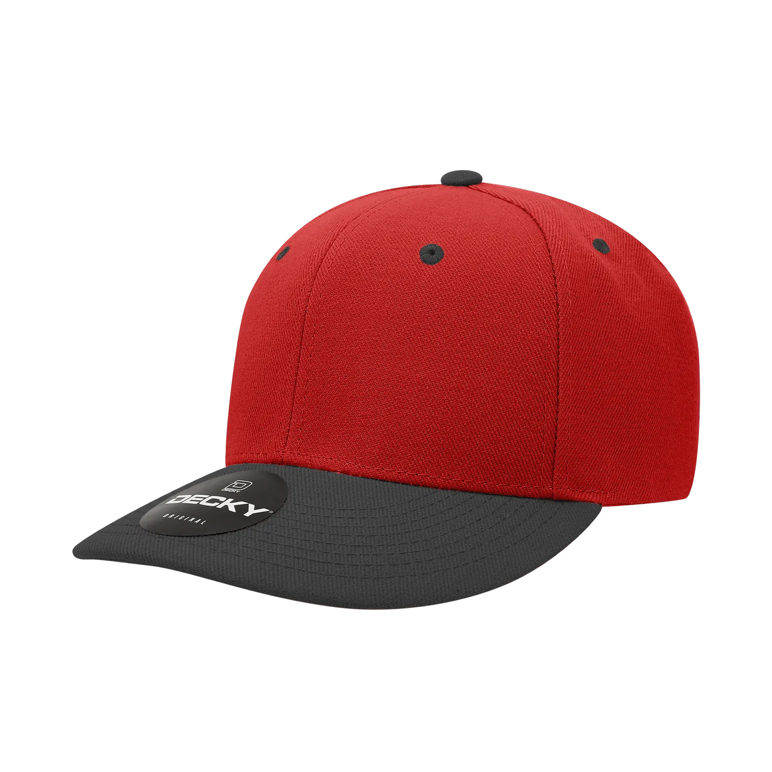 Decky 207 - Deluxe, Mid Pro Baseball Hat, 6 Panel Structured Cap