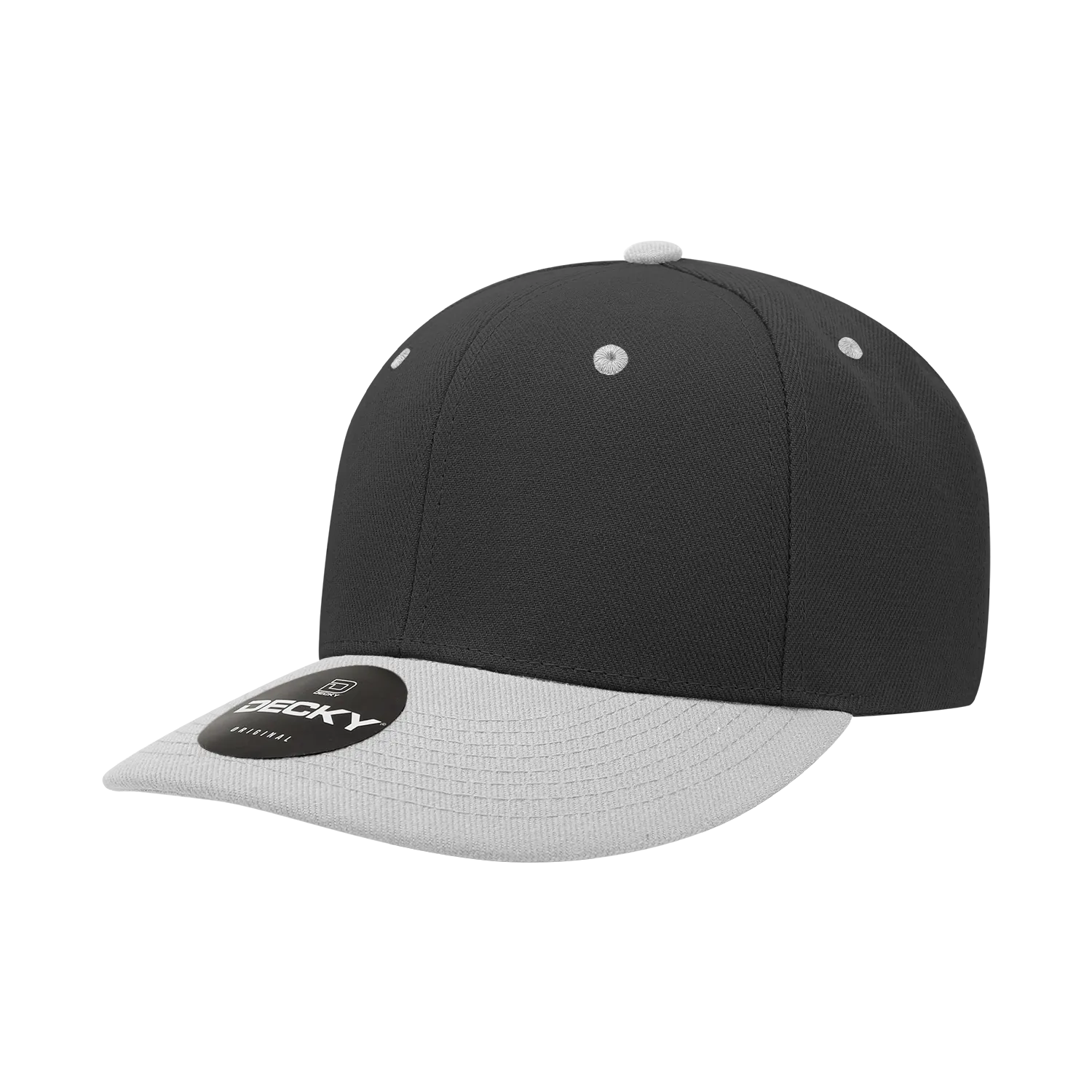 Decky 207 - Deluxe, Mid Pro Baseball Hat, 6 Panel Structured Cap