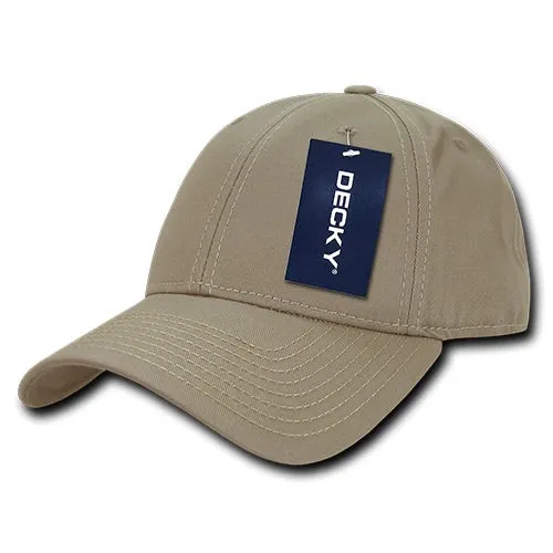 Decky 209 - 6 Panel Low Profile Structured Cotton Cap, Baseball Hat - CASE Pricing