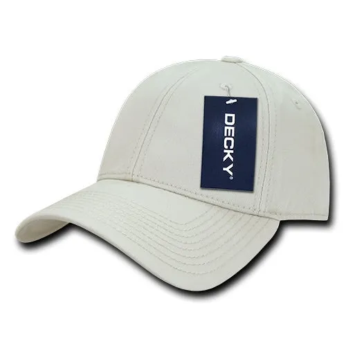 Decky 209 - 6 Panel Low Profile Structured Cotton Cap, Baseball Hat - CASE Pricing