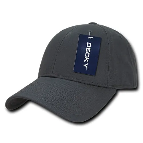 Decky 209 - 6 Panel Low Profile Structured Cotton Cap, Baseball Hat - CASE Pricing