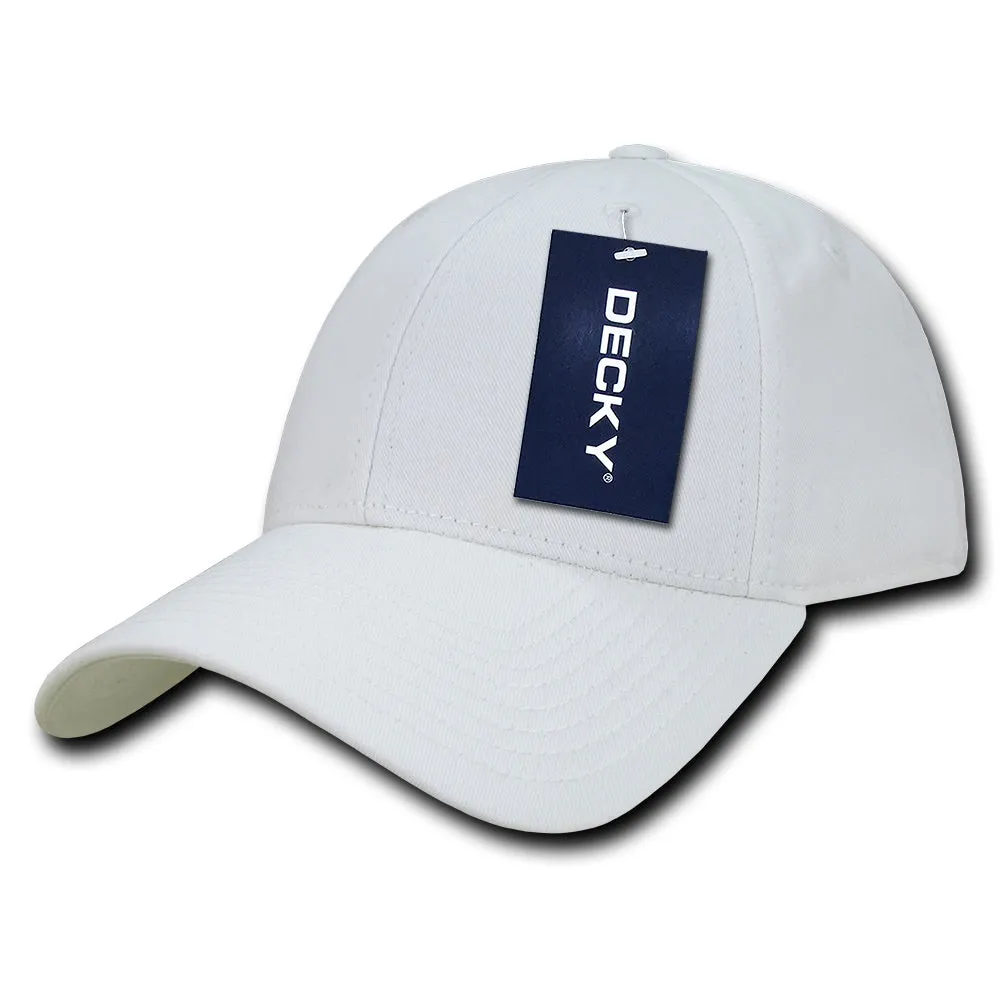 Decky 209 - 6 Panel Low Profile Structured Cotton Cap, Baseball Hat - CASE Pricing