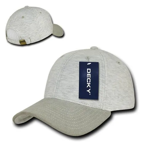 Decky 233 6 Panel Low Profile Structured Jersey Knit Cap