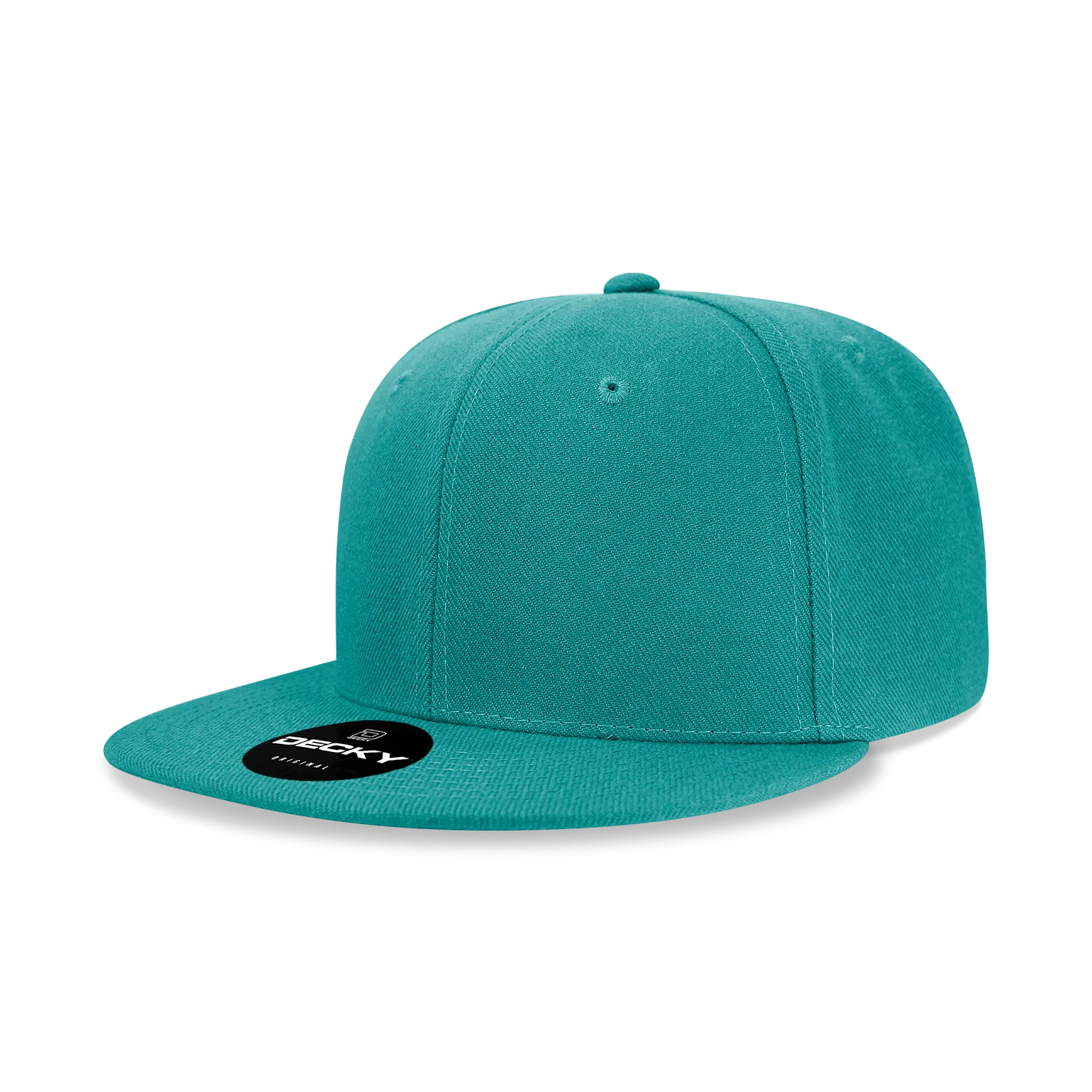 Decky 6020 - High Profile 6 Panel Snapback, Flat Bill Hat - CASE Pricing