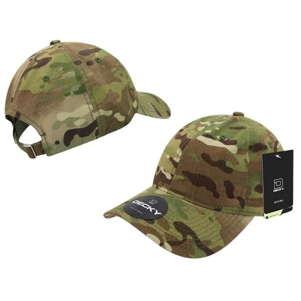 Decky 6300 - Relaxed MultiCam L/C Hat, MultiCam Camo Cap - CASE Pricing