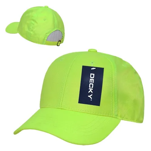 Decky 761 - 6 Panel Low Profile Structured Neon Cap - CASE Pricing