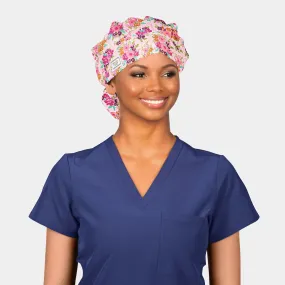 Eloise- Poppy Bouffant Surgical Scrub Hats