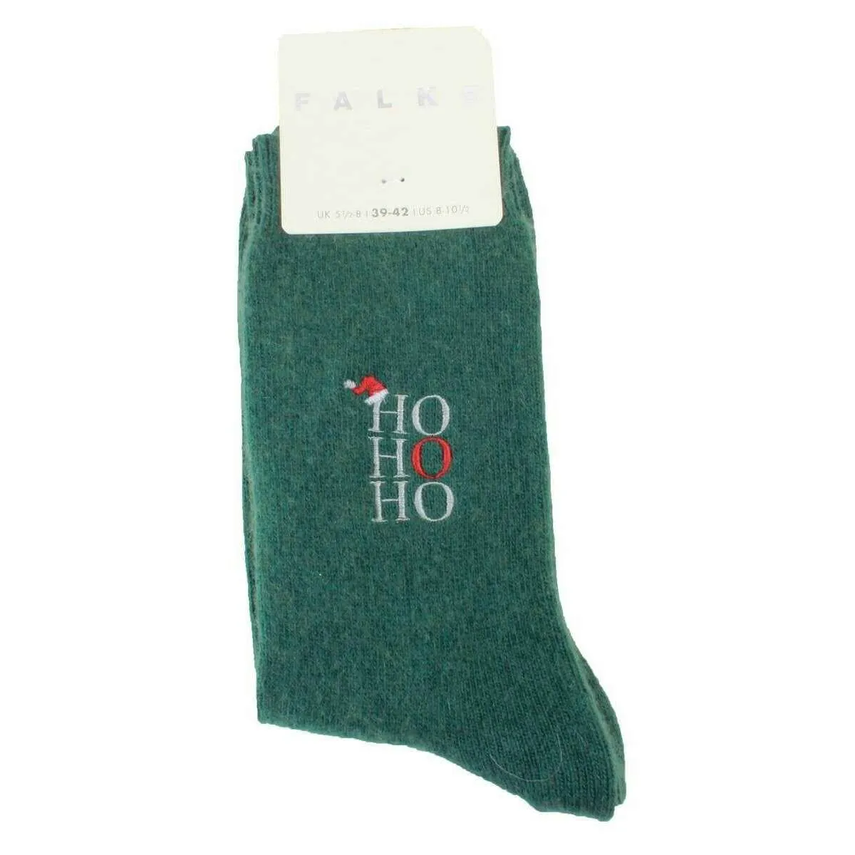 Falke Cosy Wool Ho Ho Ho Socks - Green