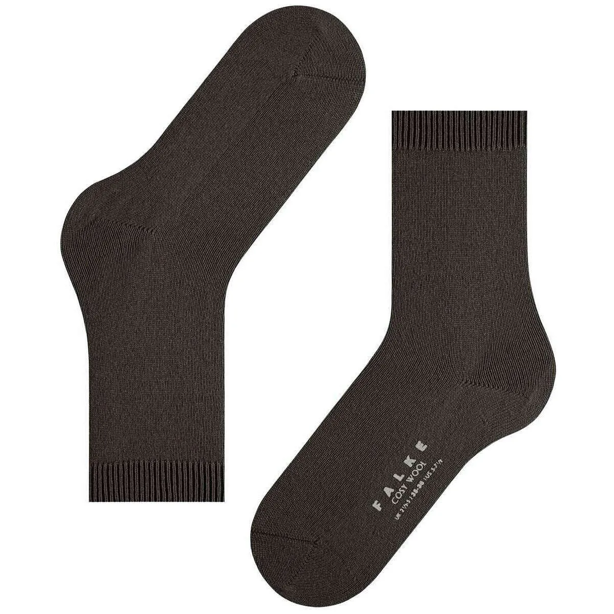 Falke Cosy Wool Socks - Dark Brown