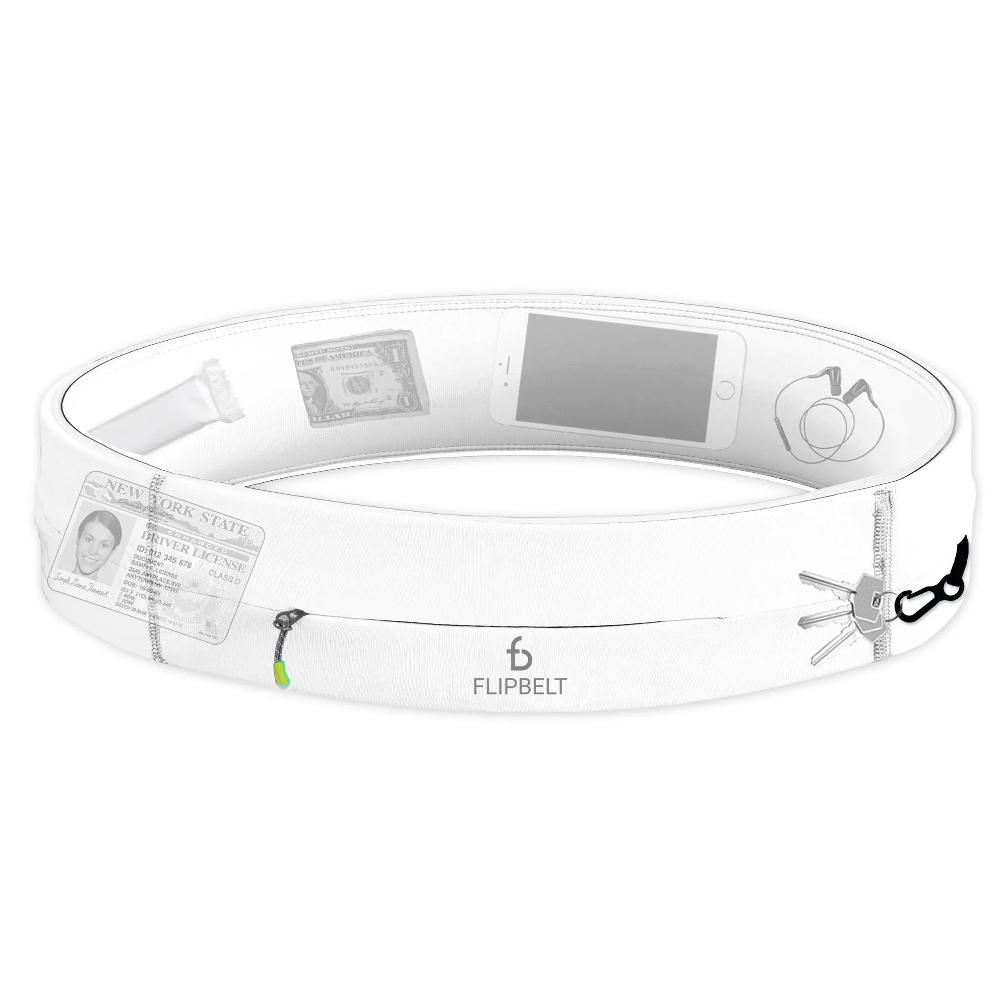 FlipBelt Zipper Running Belt