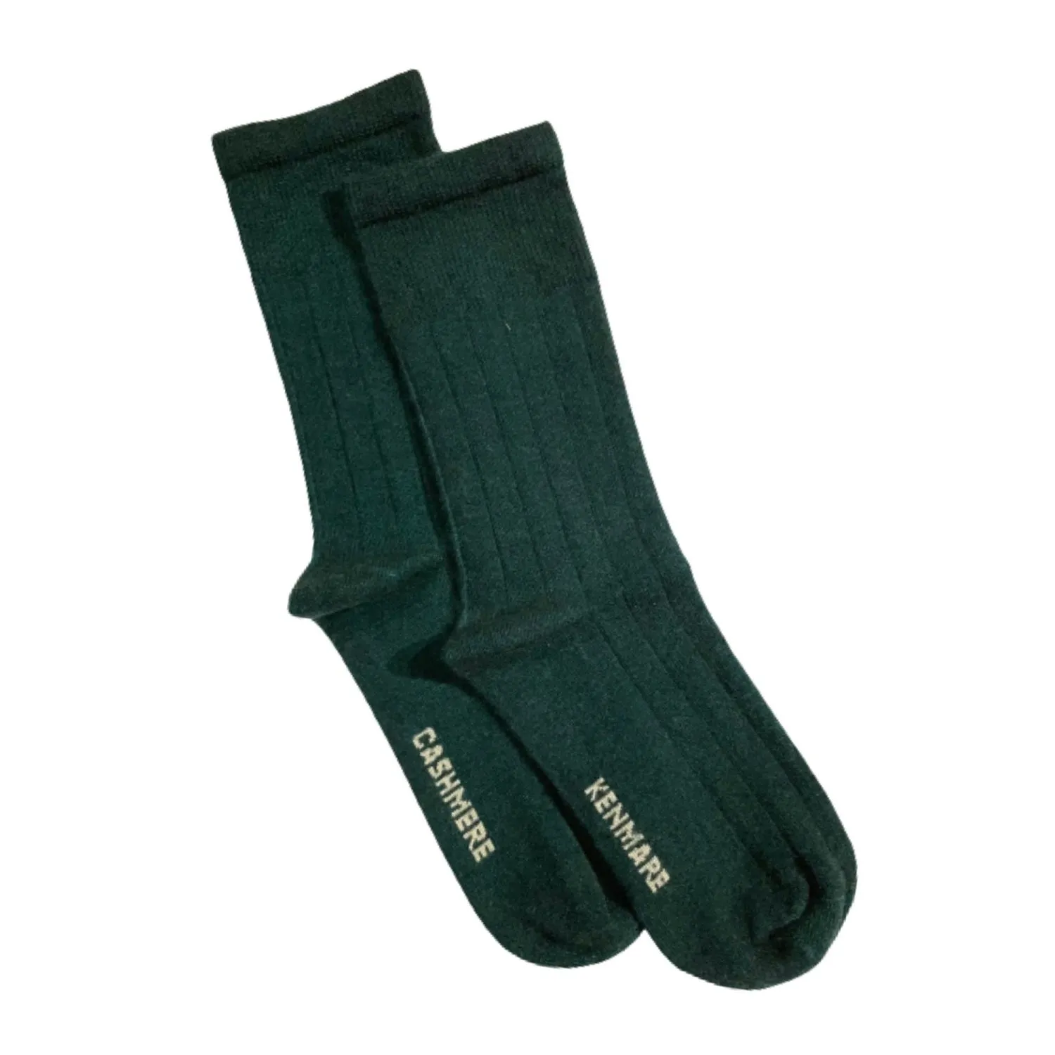 Forest Green Cashmere Socks