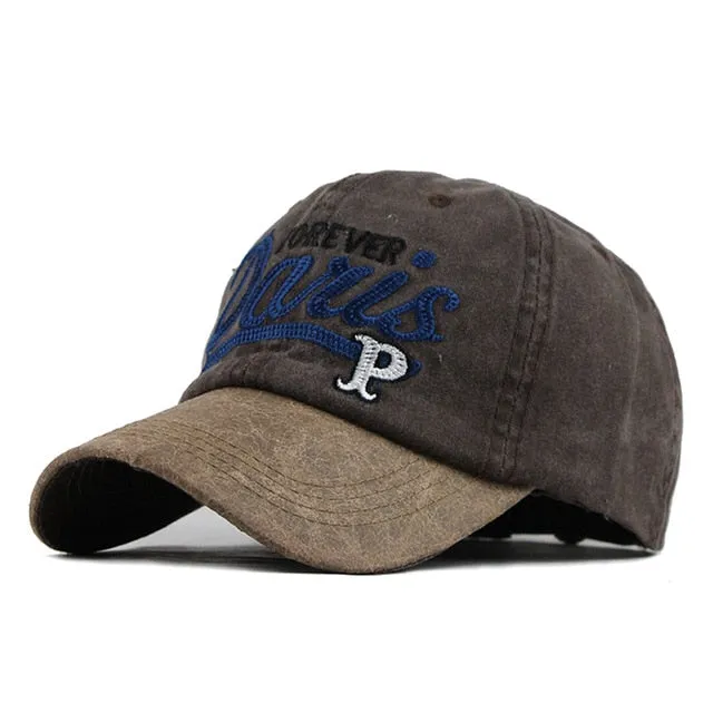 Forever Paris Patched Embroidered Snapback Baseball Cap