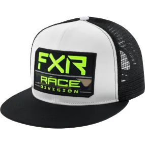 FXR  Race Div Baseball Hat Cap Nylon Mesh Snap-Back Flat Brim Bone Camo