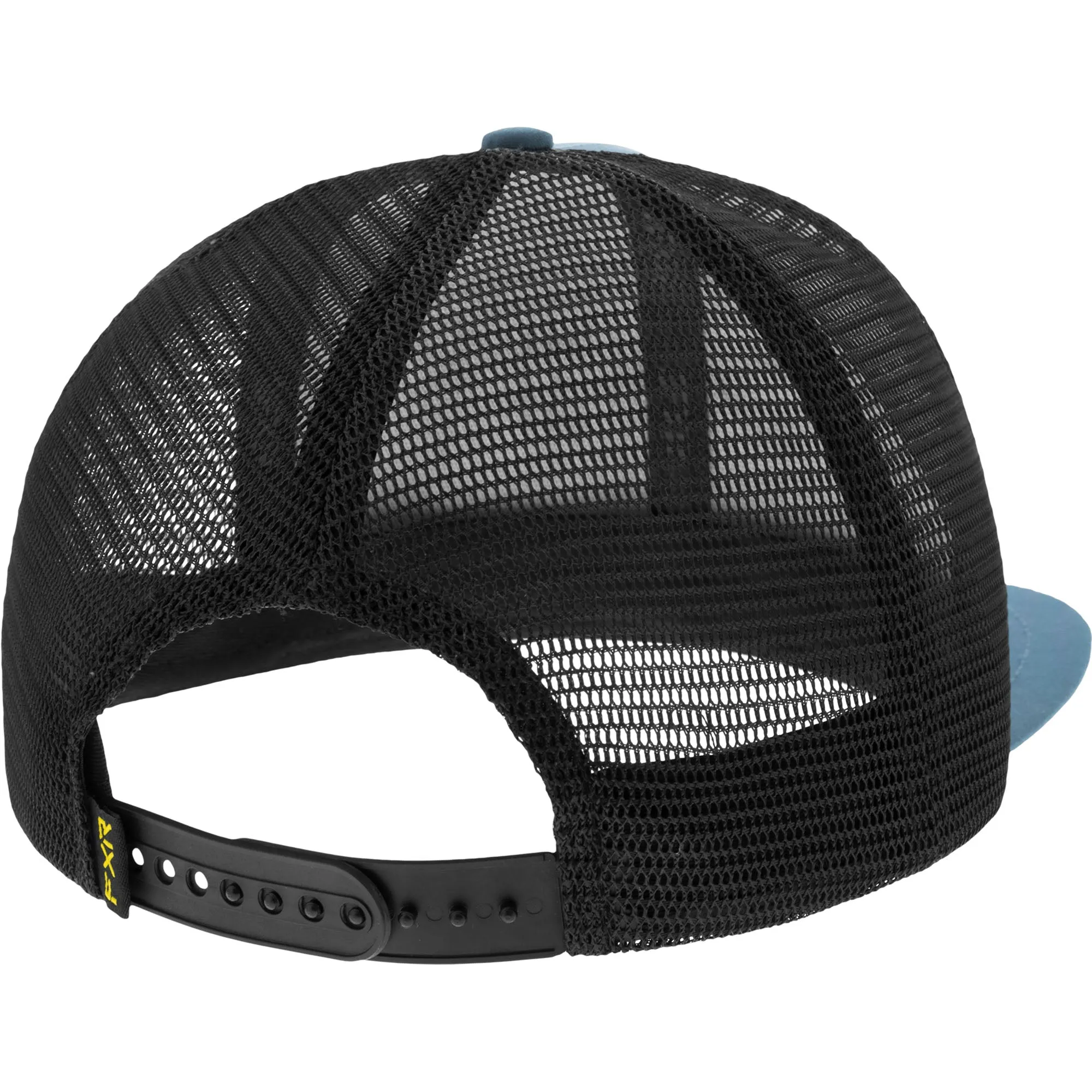 FXR  Race Div Baseball Hat Cap Nylon Mesh Snap-Back Flat Brim Steel Sundial