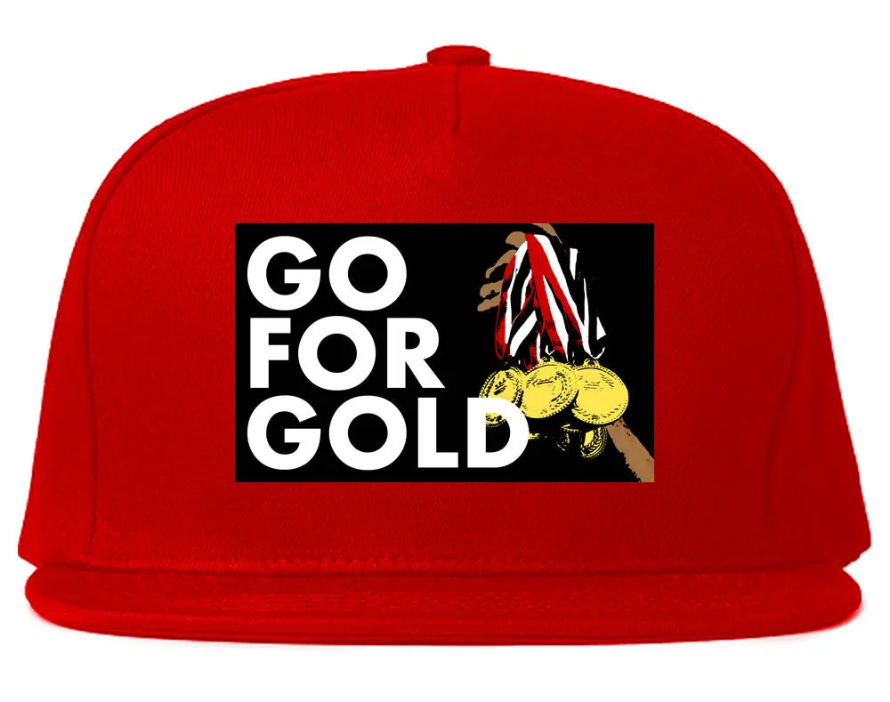 Go For Gold Medals Olympics Snapback Hat